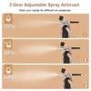 Airbrush Nail With Compressor Portable Airbrush Nail Art Compressor For Nails Cake Painting Crafts Air Brush Kit Nails Spray 4
