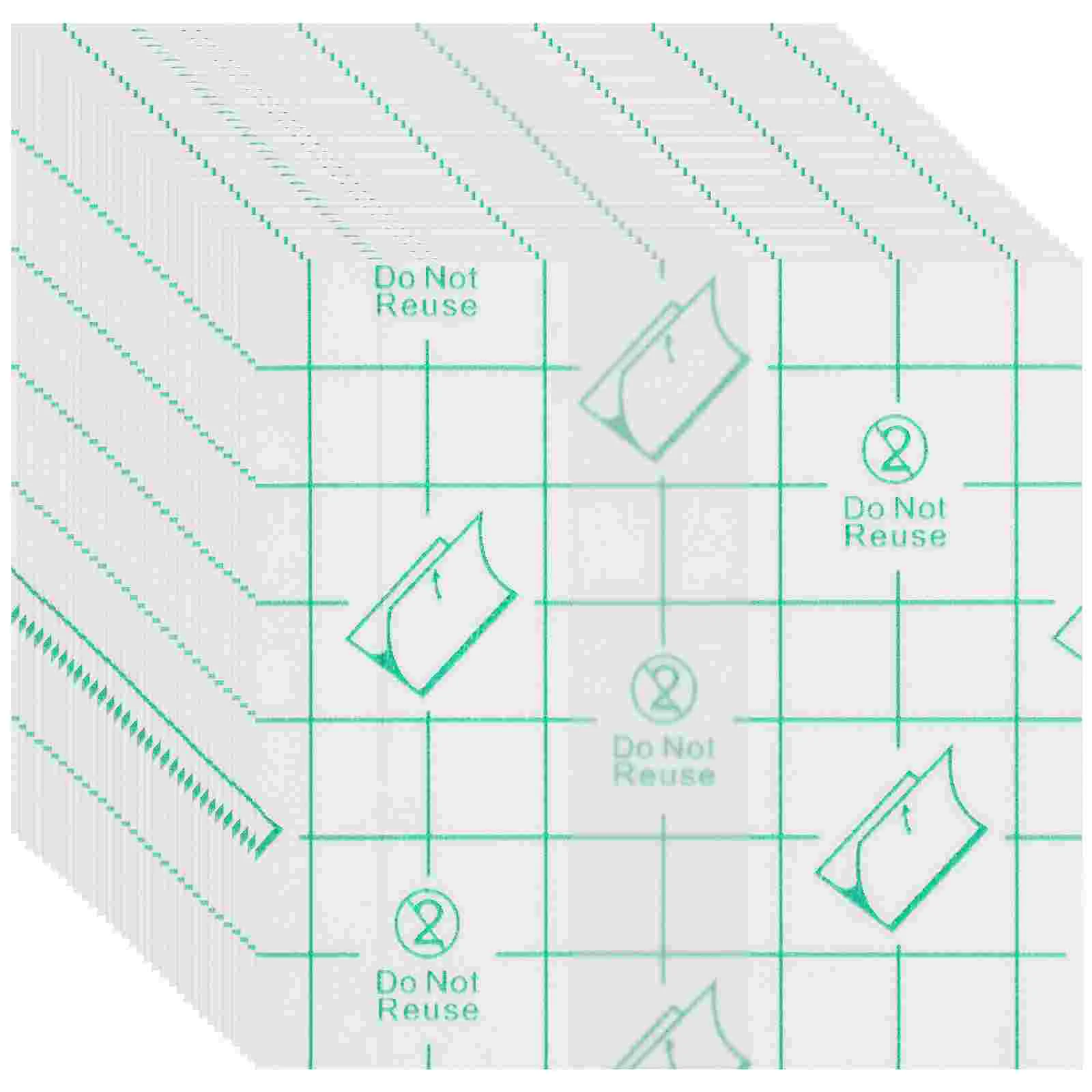 

100 Pcs Makeup Mixing Palettes Stickers Disposable Adhesive Makeup Hand Palettes Aid Tools