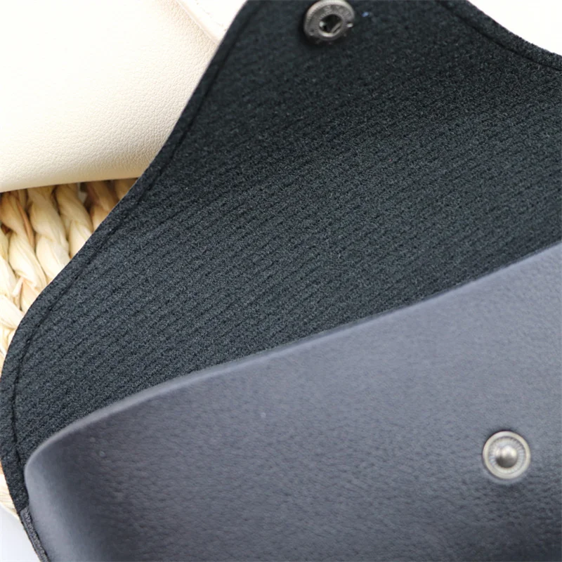 1/2/3 Stück robustes Brillen-Sonnenbrillenetui aus Leder, praktische, leichte Schutzbox, einfarbige Tasche, leicht zu tragen – Detail 9