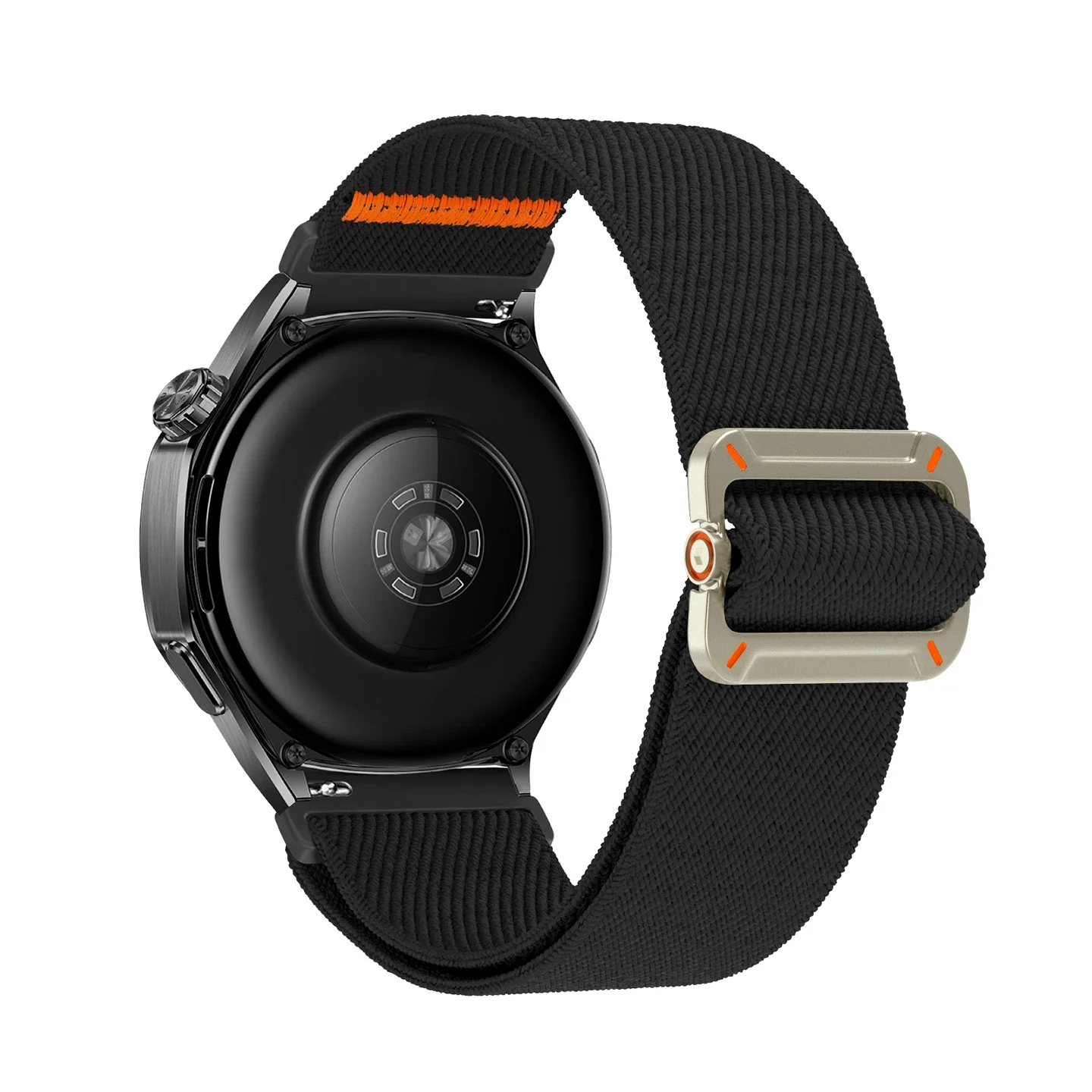 Elastic Braided Nylon Watch Band - 22mm/20mm