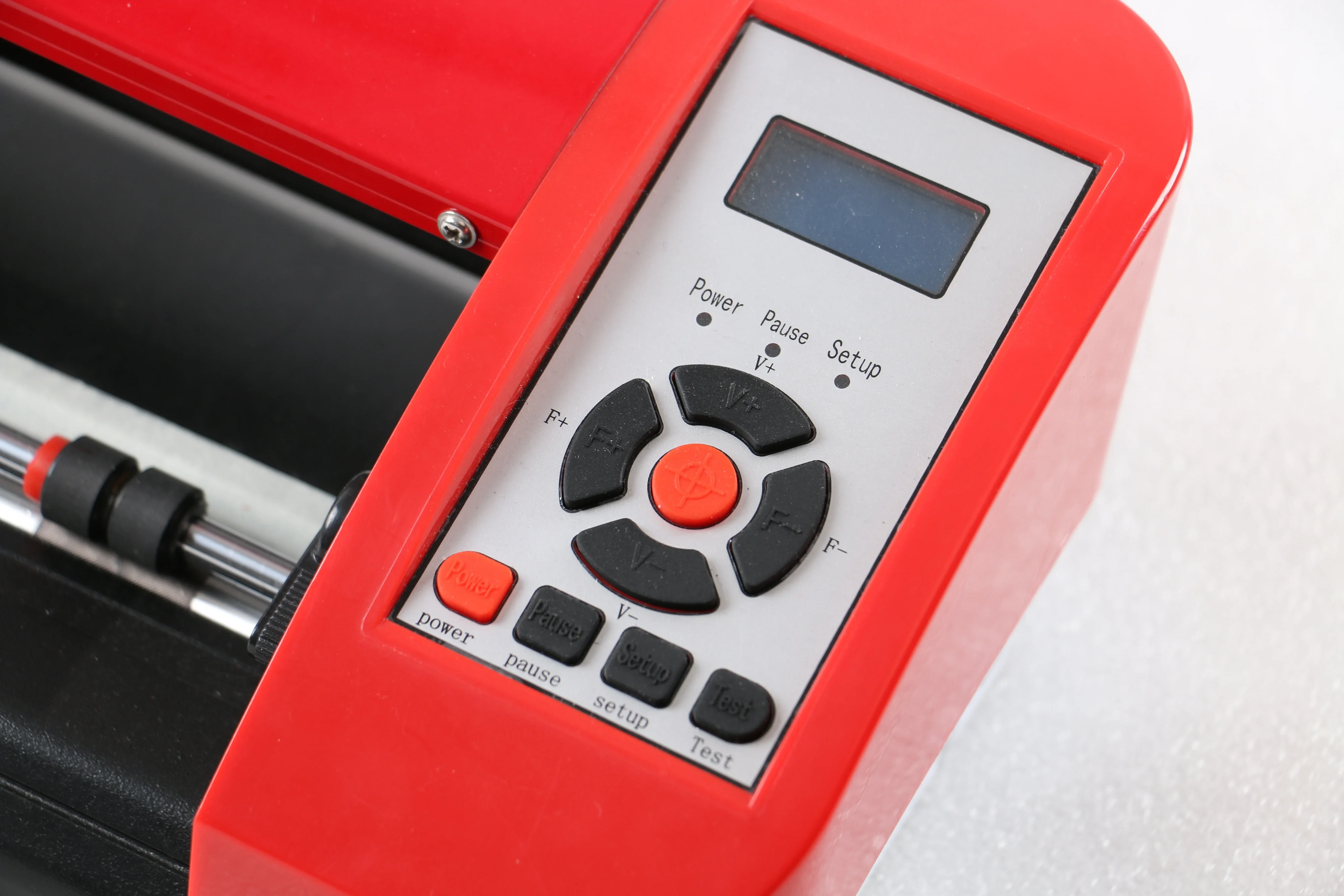 Cutting Plotter 10-800mm/s Cutting Speed, Vinyl Plotter 10m Length 380mm Feed Width, Cutter USB+U Disk