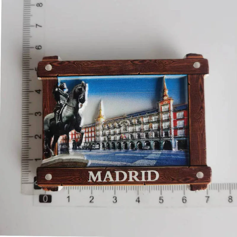 Italia Roma magneti frigo Souvenir turistico londra cile Pisa Brasil 3d  resina magnetica frigorifero adesivo decorazione