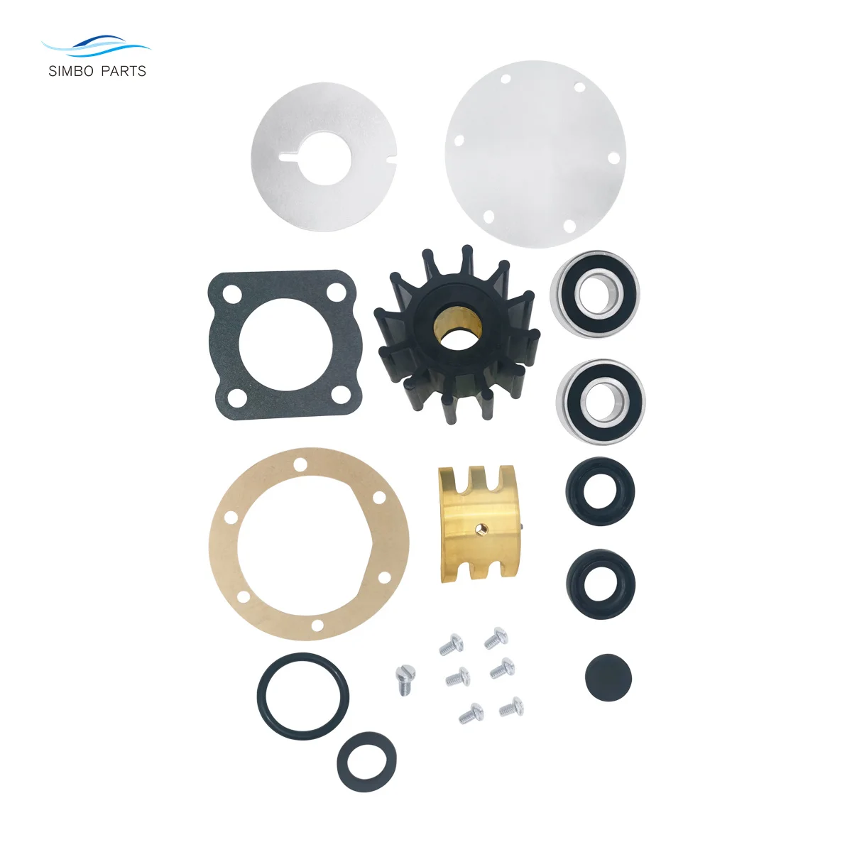 

5850-0001 Major Service Kit For Jabsco Pump 5850-41 5850 Impeller Gasket Seals Bearings Plates