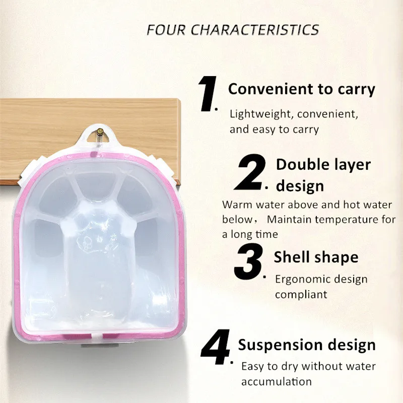 Double Layer Nail Soaking Bowl