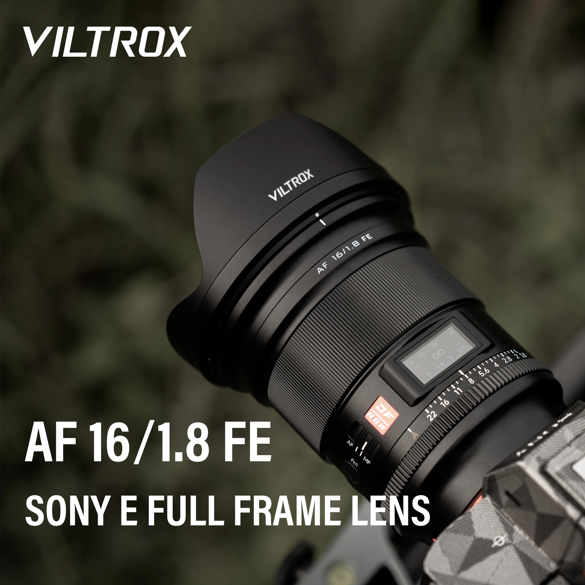 Viltrox 16Mm F1.8 Sony Obiettivo Full Frame Grande Apertura Obiettivo Con Messa A Fuoco Automatica Ultra Grandangolare Per Sony E Camera Zv-E1 A7Rv A9