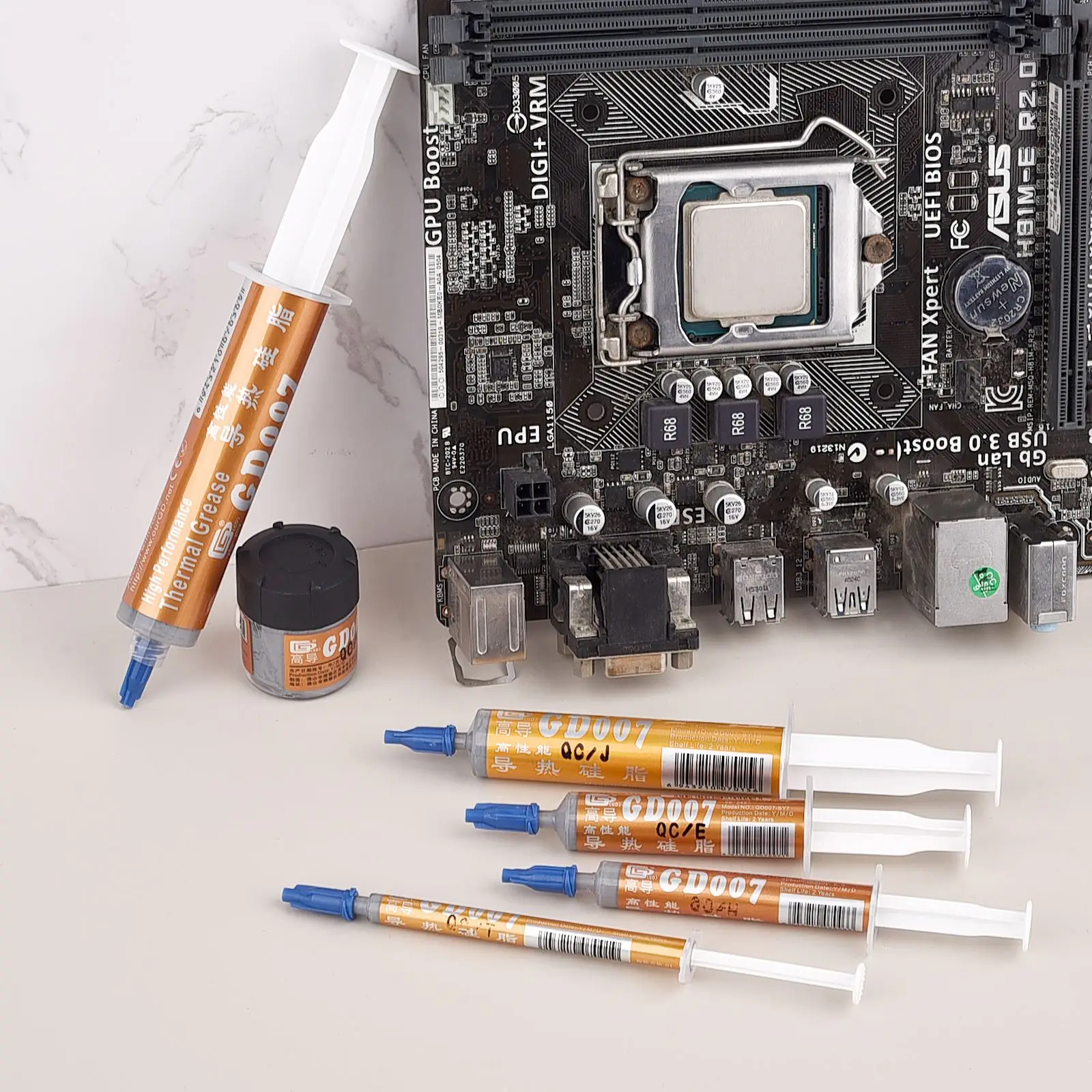 Thermally Conductive Silicone Paste Silicone Plaster Heat Sink Compound GD007 Thermal Paste Electronic Components thermal paste