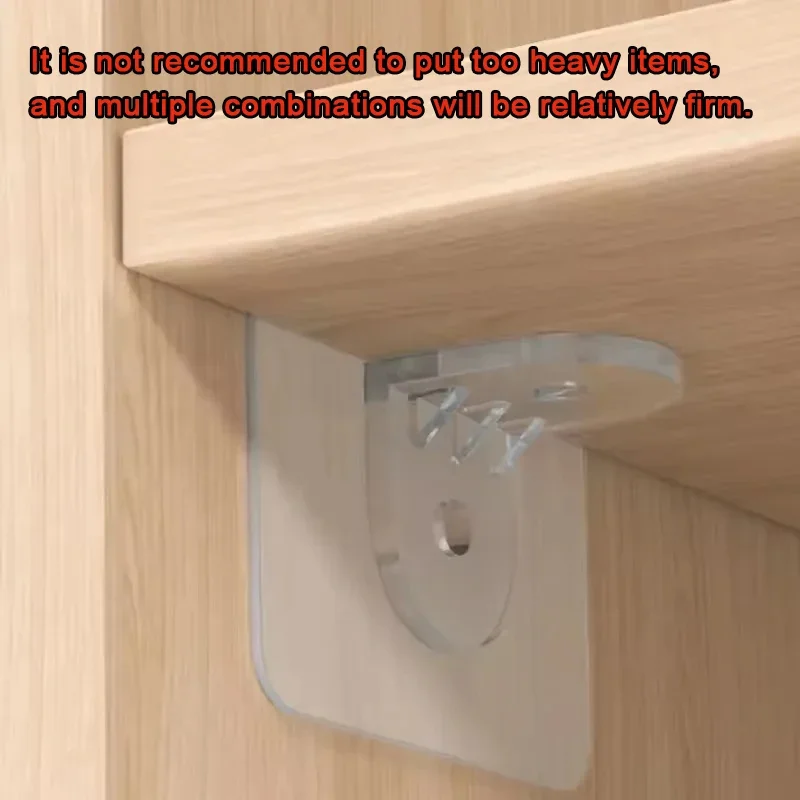 10pcs Adhesive Shelf Support Pegs Shelf Support Adhesive Pegs Closet Cabinet Clips Wall Hangers Strong Holders