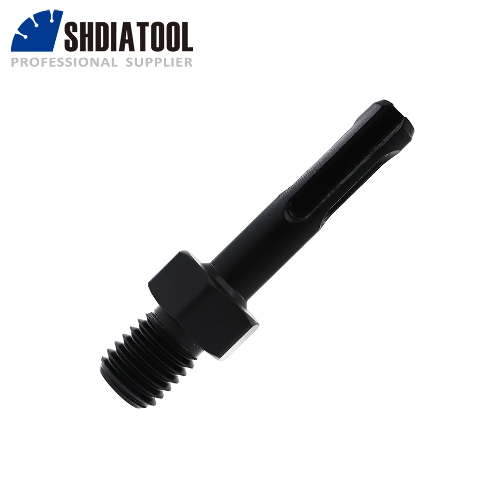 SHDIATOOL Adapter for Diamond Core Bits Connection Converter for M14 to SDS Plus Hole Saw for Hammer Drill or Electric Drill