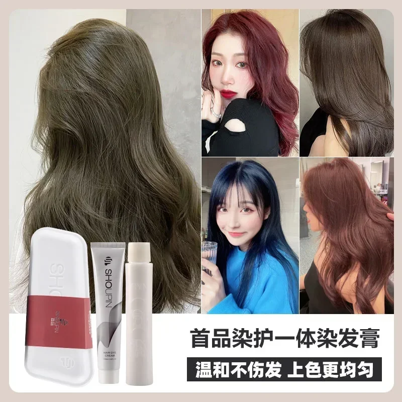 200ml Plants White Black Tea Color Dye Your Hair Gift Box Containing Hair Dye Cream Popular Color At Home шампунь bisou fix your color для