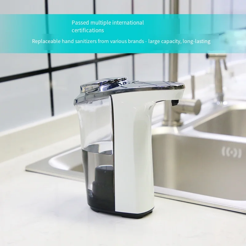 480ML Automatic Soap Dispenser For Kitchen Bathroom 5-Speed Adjustable Dish Soap Dispenser High-Capacity