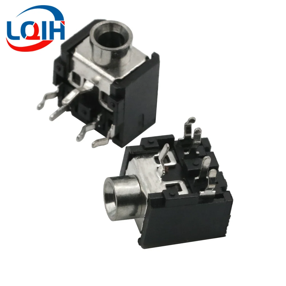 

10PCS 3.5mm Female Audio Connector 5 Pin Dip Headphone Jack Socket PJ-306 Audio Interface Audio Jack