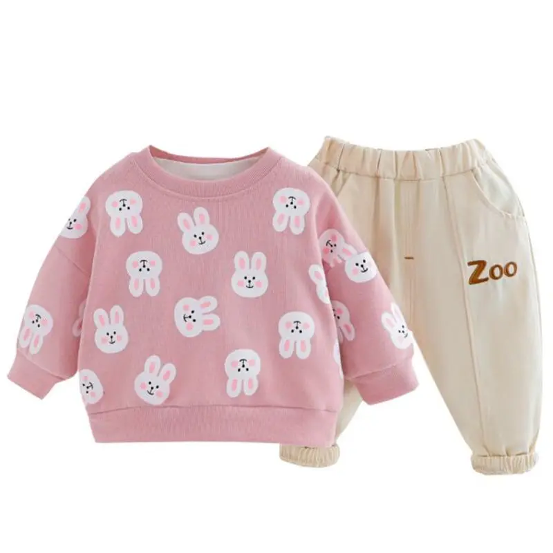 Boys Clothing Spring Autumn Kids Cartoon Boy Tracksuits Suits Long Sleeve T Shirt Pants 2Pcs Set 0-5 YEARS