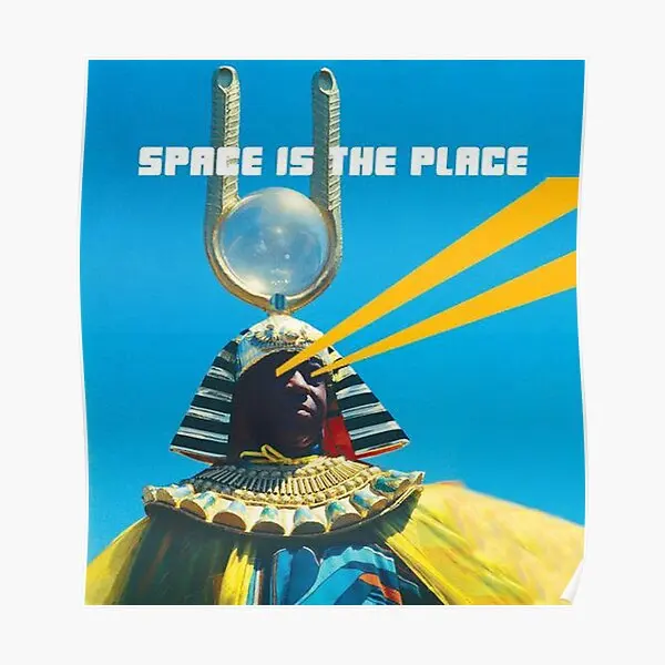 

Плакат Space Is The Place, Декор, домашняя печать, художественное украшение, комнатная живопись, современная настенная винтажная фреска, забавная, без рамки