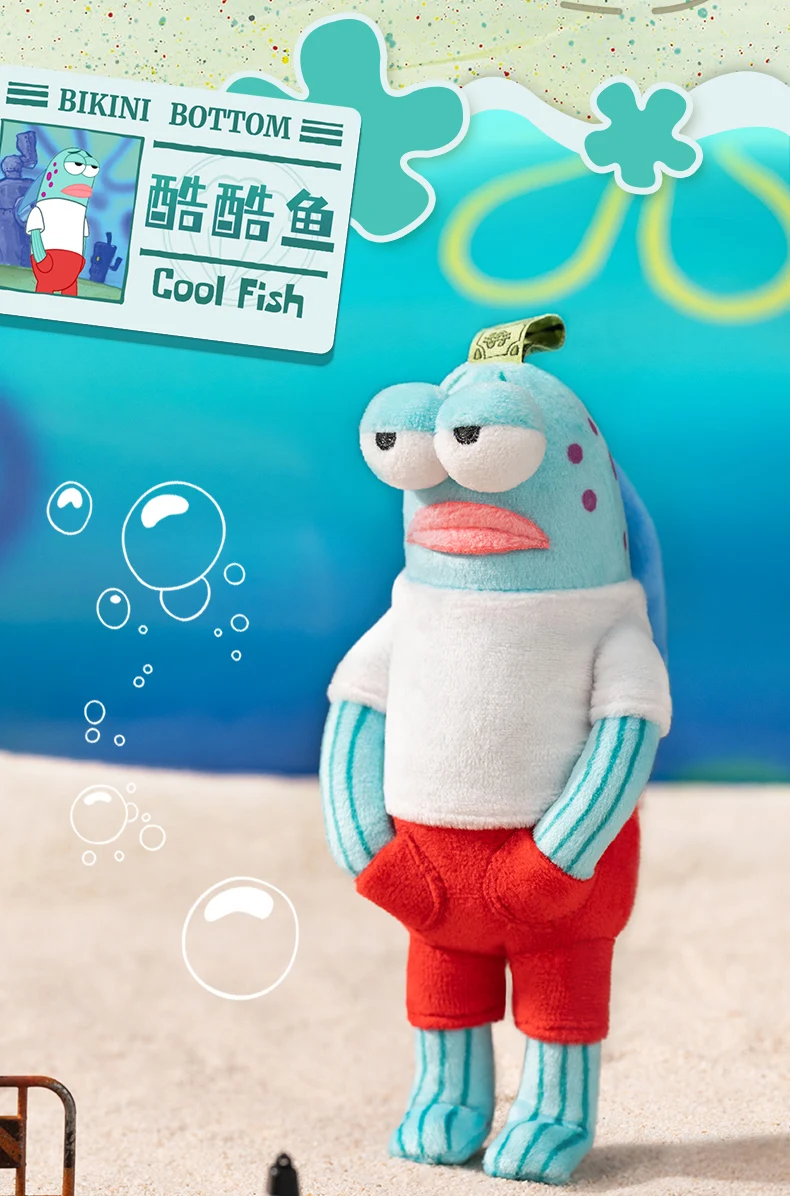 POP MART GONG Bikini Bottom Buddies Serie Anhänger Blind Box Spielzeug Kawaii Anime Action Figure Caixa Caja Überraschung Mystery Box Puppe – Detail 3
