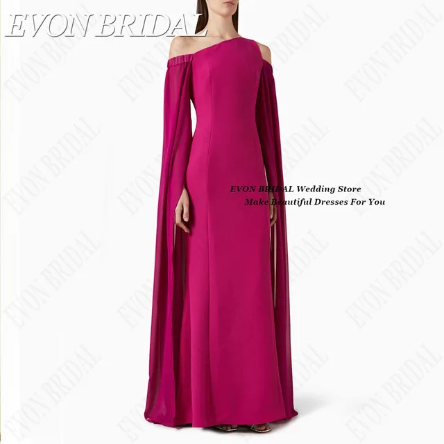 EVON BRIDAL Celebrity Evening Dresses Satin Mermaid Dubai Formal Occasion Dresses Sweep Train Long فساتين للمناسبات الخاصة 1