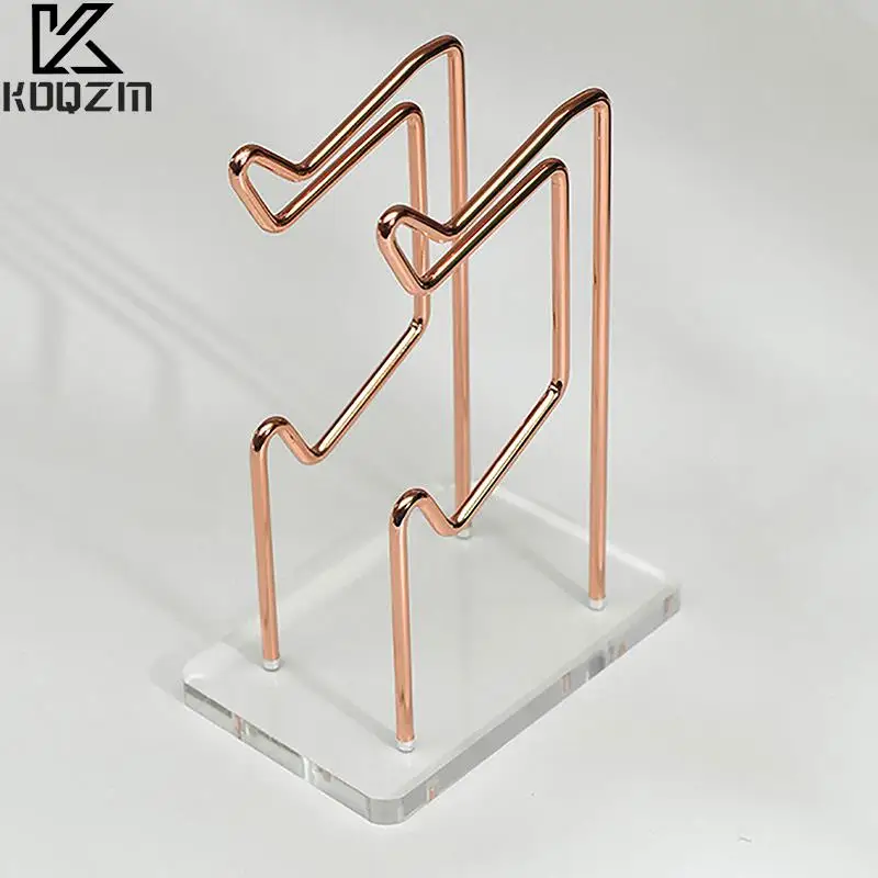 

Двойной держатель игрового контроллера, съемный акриловый металлический джойстик, подставка для джойстика