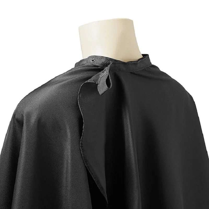 Custom Logo Waterproof Salon Hairdresser Haircut Cover Colored Hair Dust Proof Apron Styling Cloth Barber Shop Apron Cape 4