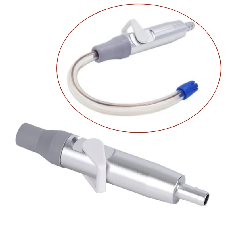

1Pcs Dental Oral Saliva Ejector Suction Valve HVE Tip Adapter Weak Suction Handle with Switch Dentistry Tools