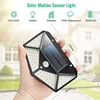 New Upgrade Solar Street Light 12/8/6/4/2/1Pcs Outdoor Solar Wall Lamp PIR Motion Sensor Powered Sunlight for Garden Courtyard 2