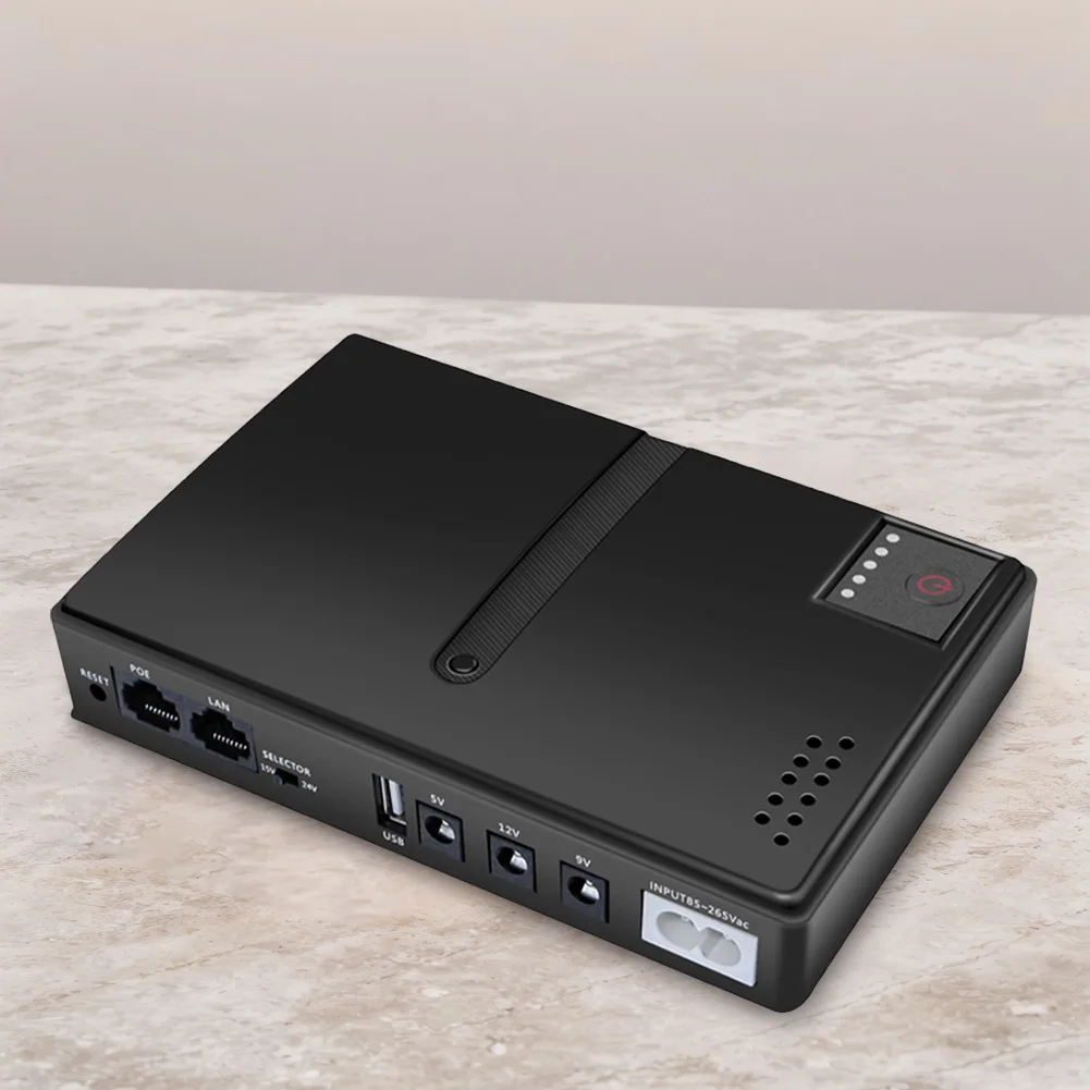 Description Picture 4 of itemDC1036P DC UPS Router Optical Cat UPS 5V 9V 12V 36W 10400mah Battery Backup Backup Power Supply for Router Switch Mobile Phone