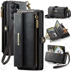 Premium Faux Leather Flip Case with RFID Protection and Magnetic Card Holder Stand Function - Samsung S26 (Black)