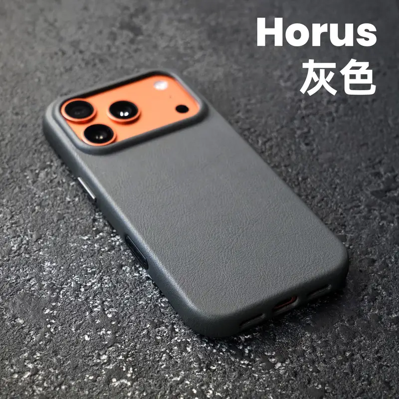 YMW Italian Mastrotto Genuine Leather Case for iPhone 17 Pro / 17 Pro Max Personality Cowhide Magnetic Phone Cover - Image 7