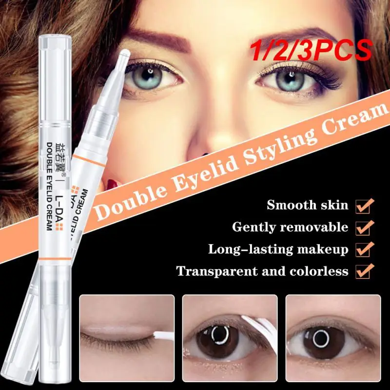 

1/2/3PCS Double Eyelids Styling Shaping Cream Big Eye Transparent Eyelid Super Stretch Fold Lift Eyes Shaping Tools Makeup Tools