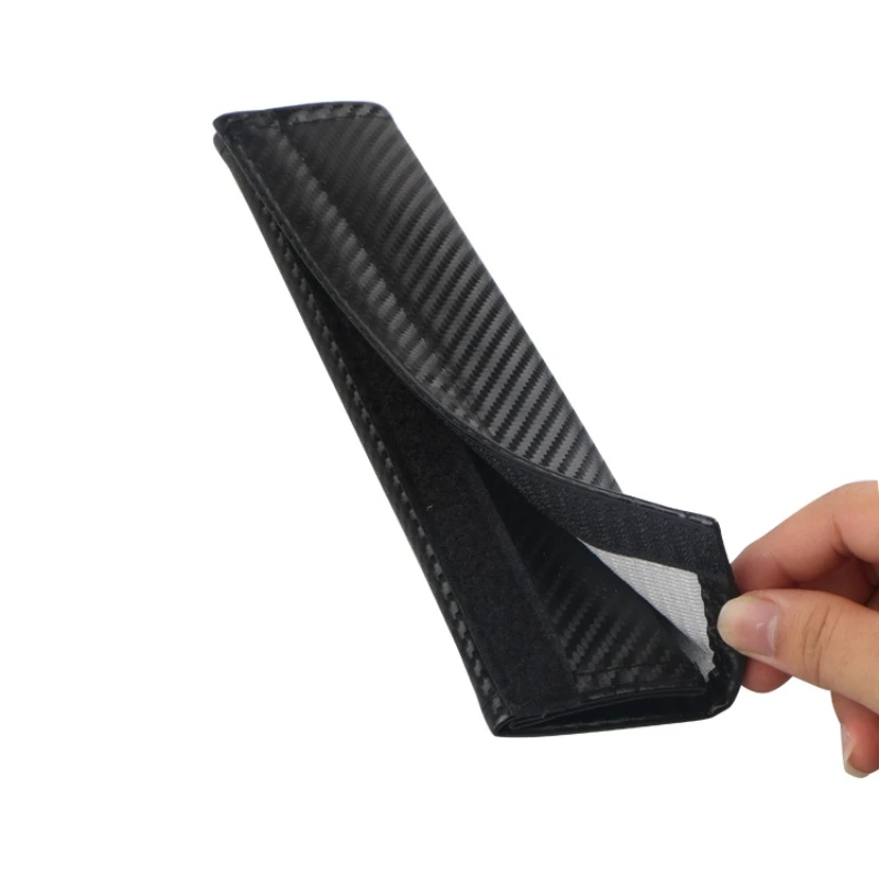 2개 카본 파이버 코튼 자동차 안전벨트 어깨 커버 시트 벨트 패드 (MG MG5 MG3 MG4 MG6 MG7 건담 V80 스콜피오 악세사리)