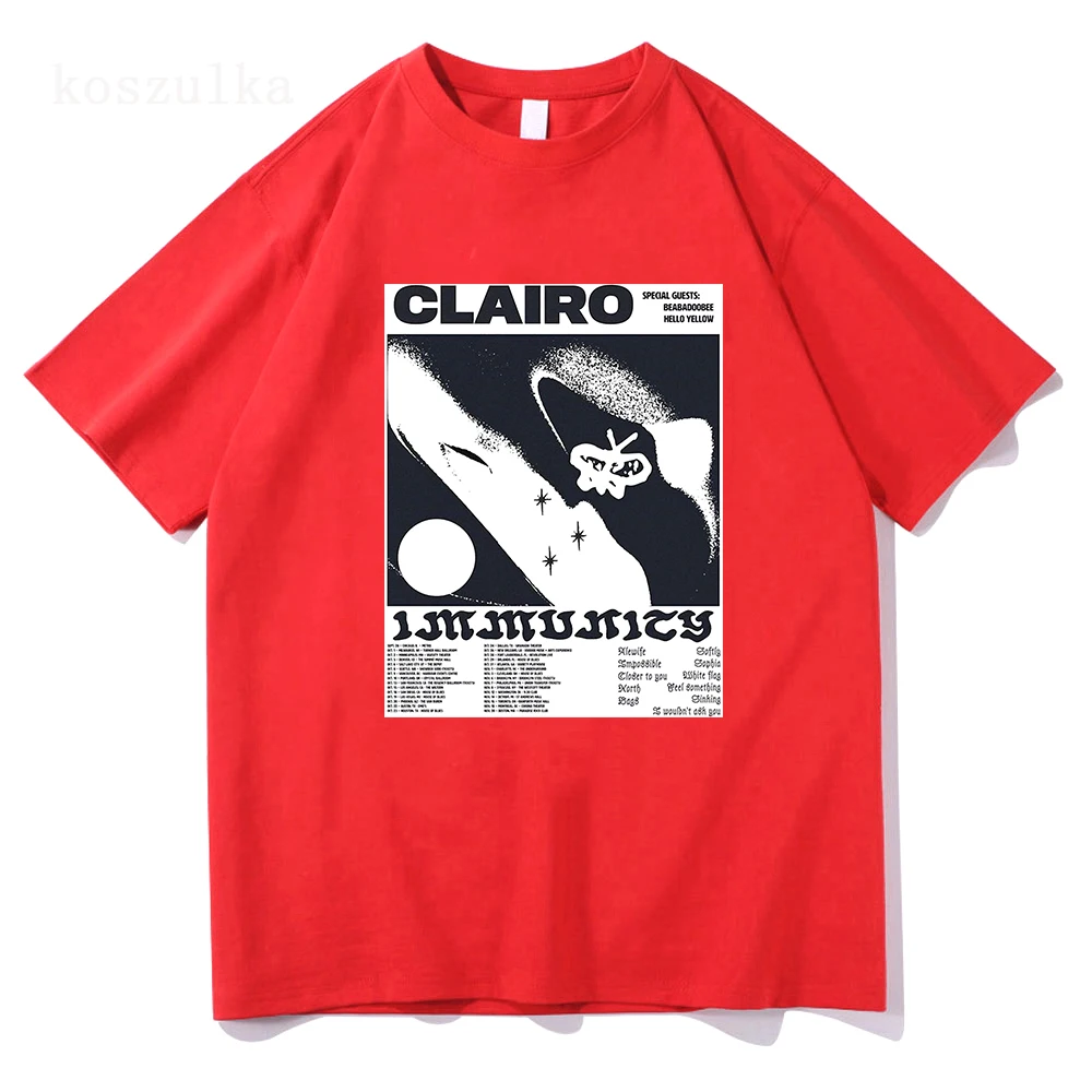 Clairo Merch Charm Bunny T Shirts 2024 MEN Summer Unisex