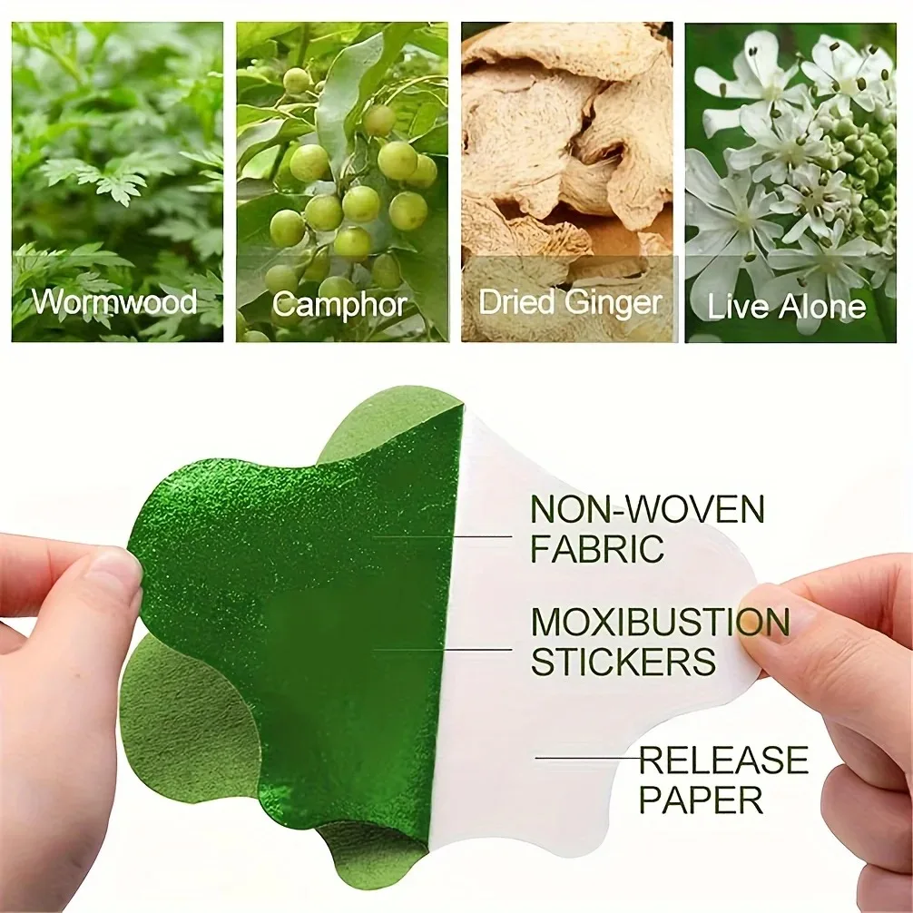 6/12/60/72PCS Lumbar Vertebra Patch Back Patch Soothing Knee Back Neck Shoulder Muscle Relaxation For Fitness Running & Yoga