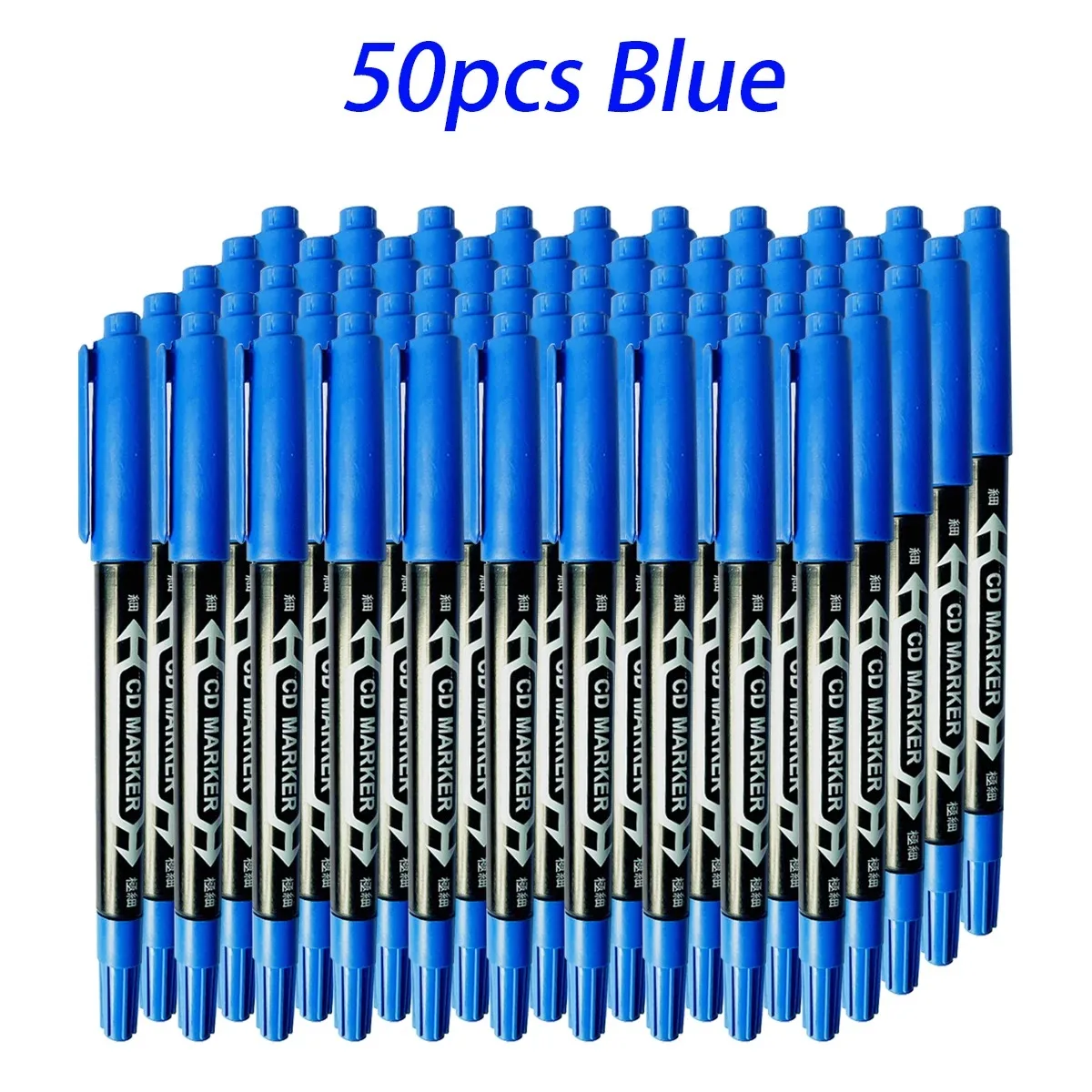 Set of 10 Waterproof Dual-Tip Colored Markers for Sketching and Art Supplies