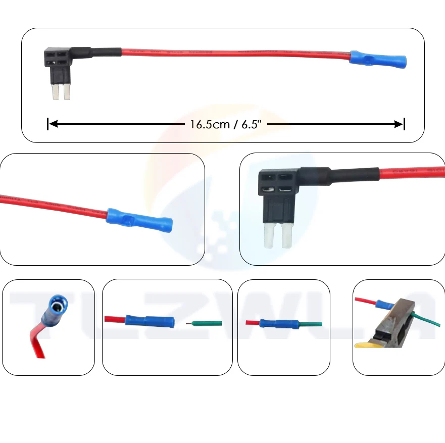 adicionar um circuito 10a micro mini tamanho pequeno medio 100pcs 12v 03