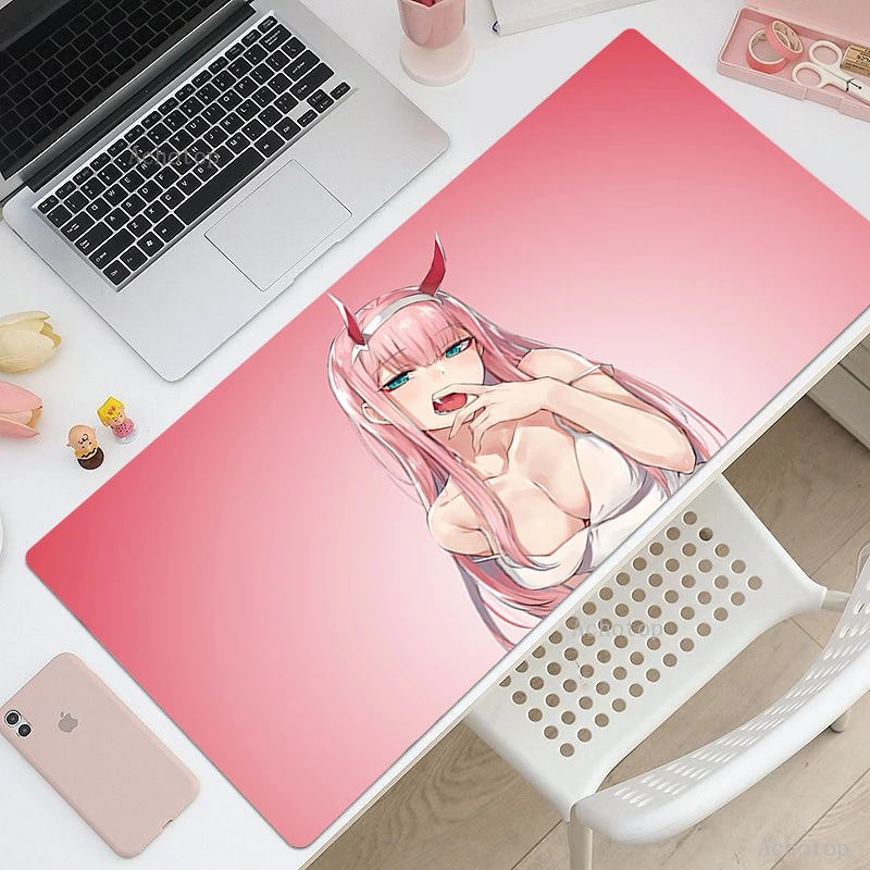 

Коврик для клавиатуры Darling in the FranXX коврик для мышки с аниме Pad компьютерный коврик Xxl большие игровые настольные коврики аксессуары игровые ...