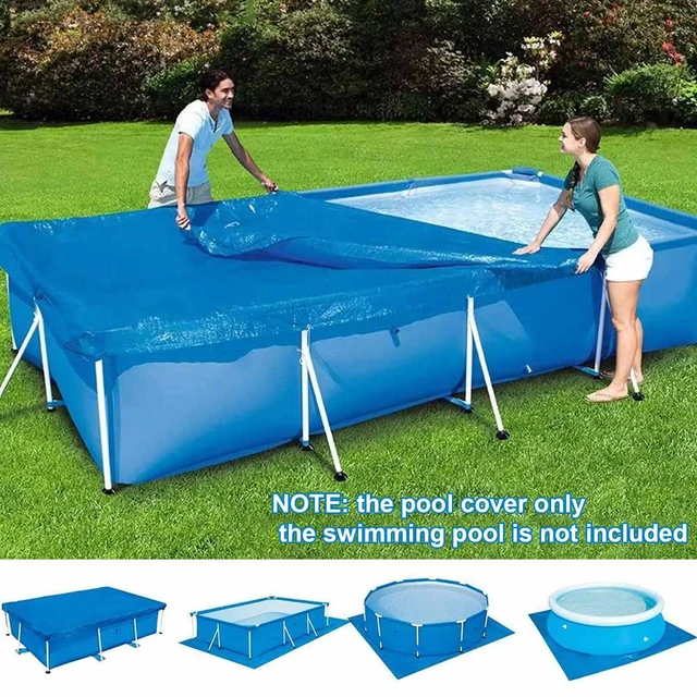 Swimming Cover Rectangular/round Solar Summer Waterproof Pool Tub Dust Outdoor Pe Bubble Film Blanket Accessory Pool Cover - Liners - AliExpress