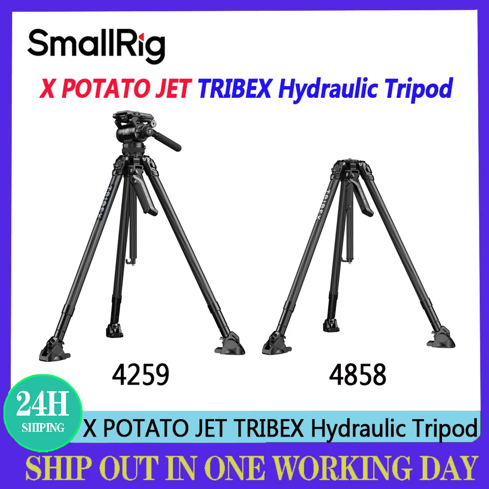 SmallRig 4259 4858 SmallRig x Potato Jet TRIBEX 油圧式カーボン