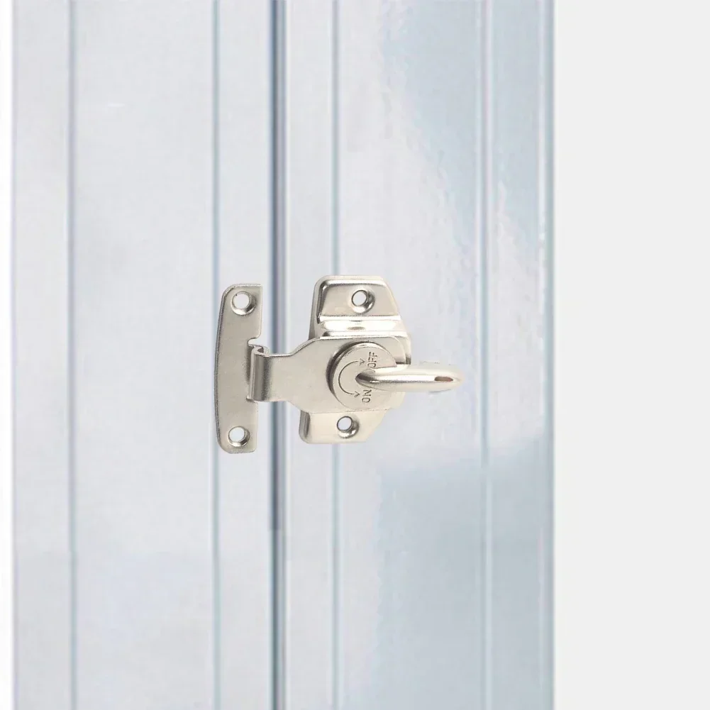 Door Lock Door Hasps 1/2 Pcs 180 Degree Latch Accessories Buckle Hasps Easy To Install Fasteners