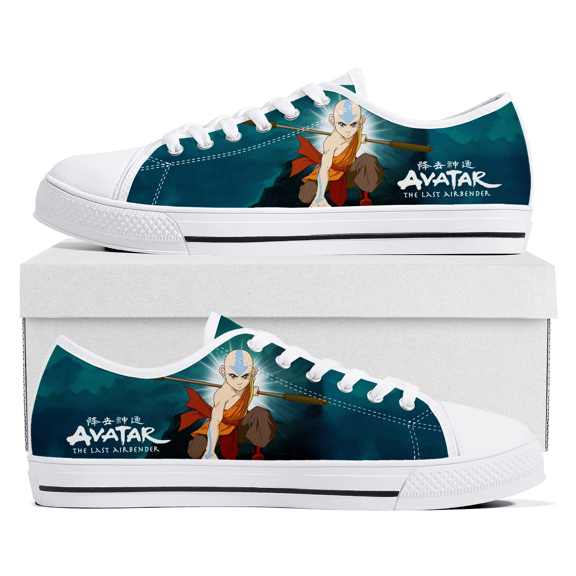 Avatar The Last Airbender Low Top Sneakers High Quality Mens Womens  Teenager Canvas Sneaker Couple Casual Shoes Custom Shoe| | - AliExpress