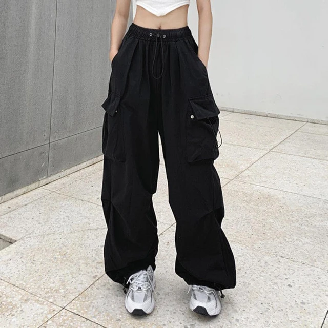 Streetwear Cool Ankle-banded Women Pants Loose Women Cargo Pants