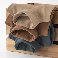 Thiened Fce Men's Winter Warm Underwear Long Sve Double-sided Inner Wear T-irt Autumn Winter High Collar Top