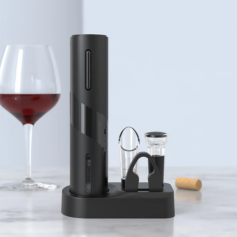 

Electric Bottle Opener Automatic Red Wine Cork Screw Pourer Foil Cutter Wine Utensils Kitchen Supplies ﻿