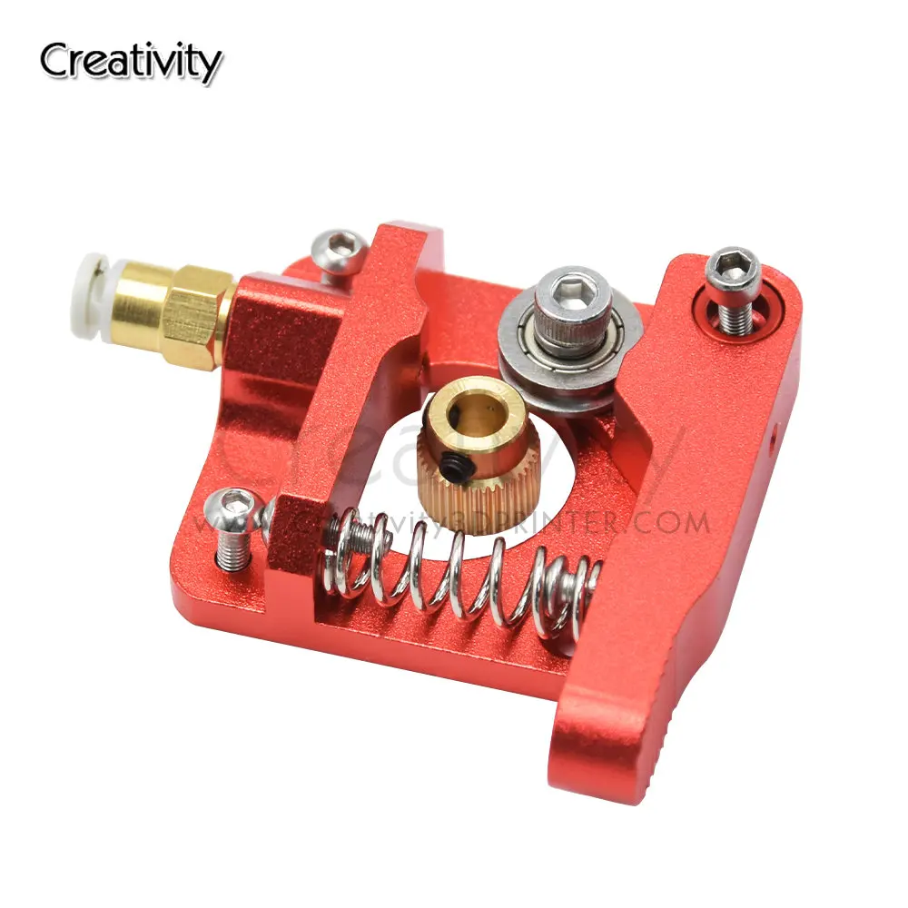 MK8 Extruder Dual Gear 2 in 1 out Dual Color Hotend Extruder  3D Printer Parts + Sheet Metal Parts for Ender-3/CR-10