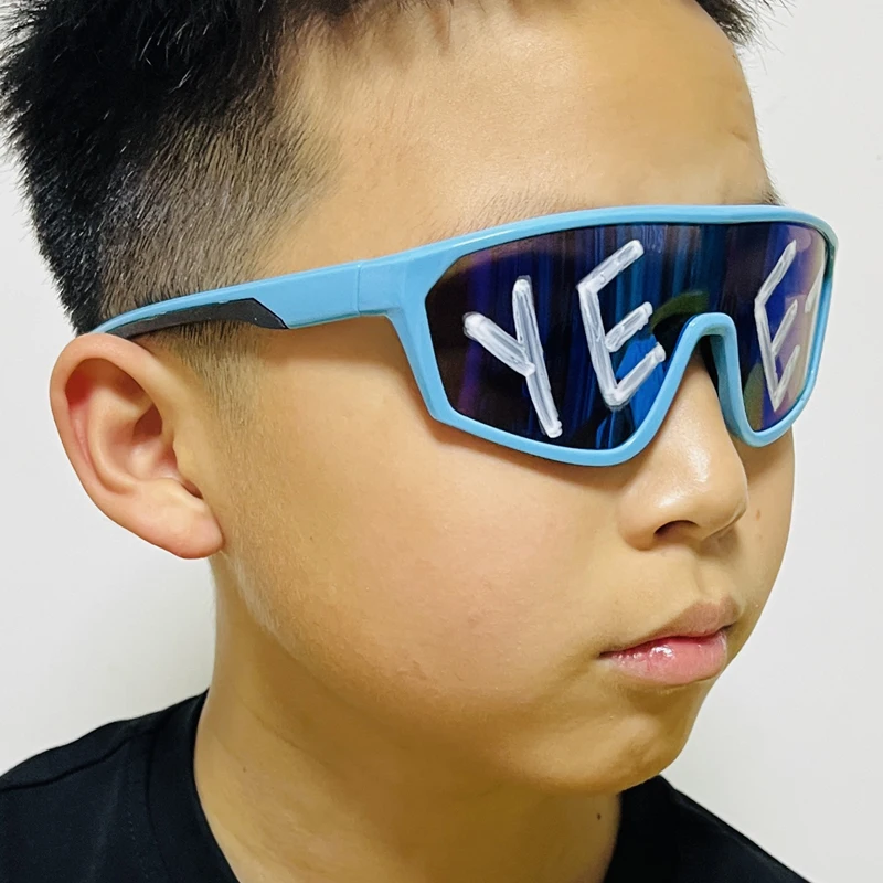 key uso sunglasses Blue YEET Sunglasses Sports Shades for Main Event Jey Uso Costume children 2