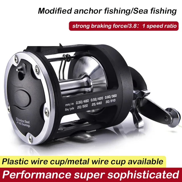 All Metal Head Fishing Reel Sea Fishing Reel Visible Anchor Fish