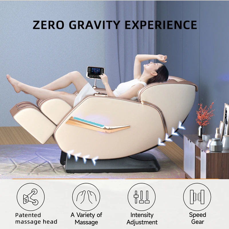 3 Year Warranty 4D multifunction Zero Gravity Massage Chair SL Track Full Body Airbag Touch Screen Heating Massage Office Sofa 5