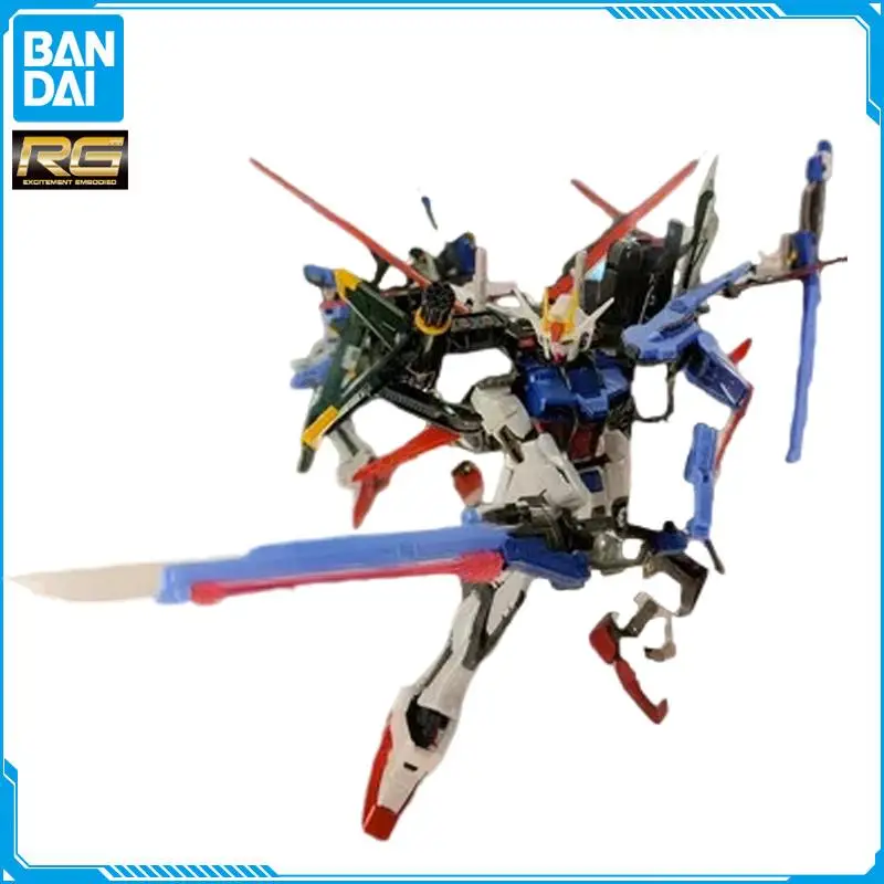 

In Stock Original BANDAI GUNDAM RG 1/144 PERFECT STRIKE GUNDAM Model Assembled Robot Anime Figure Action Figures Toys