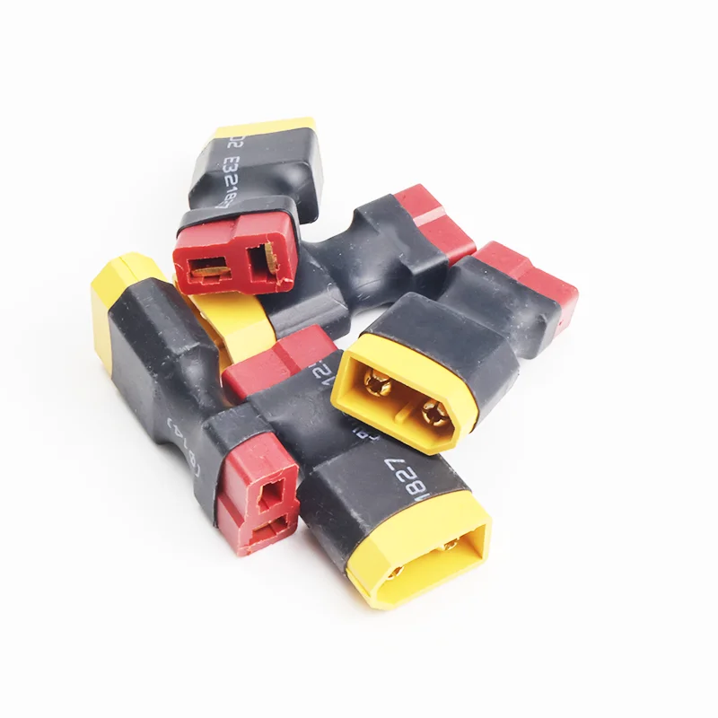 5Pcs Adapter XT60 To XT30 XT90 EC5 TRX T Female To Male Plug Deans Connectors Plug RC Helicopter Quadcopter Lipo Battery Control – Image 6