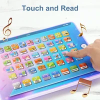Kids Learning Machine Toys English Point Reading Machine Luminous Early Educational Cognition Montessori Children's Toys Gift 2
