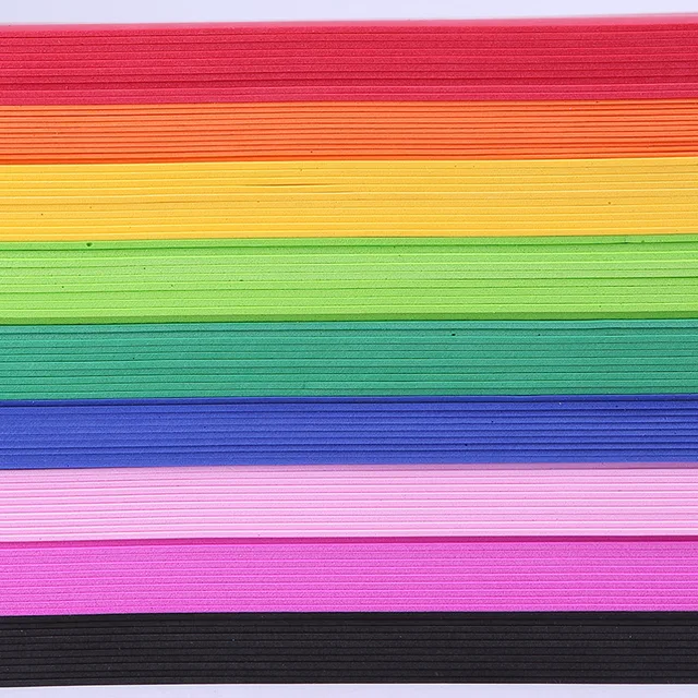 10pcs/set 20x30cm 2mm Colorful Eva Foam Sponge Paper Sheet NO Glue Scrapbooking Crafts Diy Christmas Handicraft 4