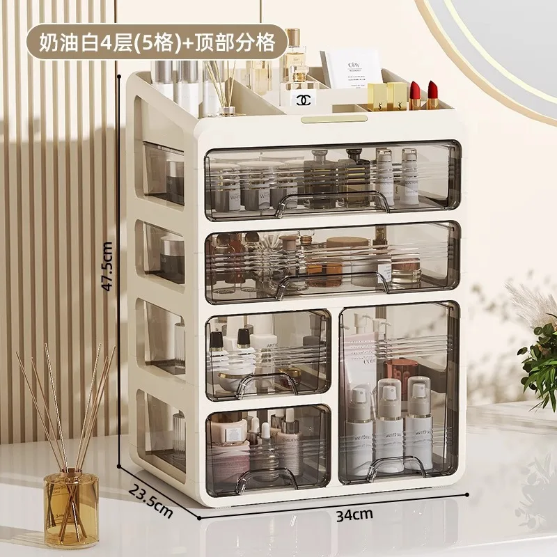 Lipstick Facial Mask Compartment Shelf Drawer Dresser Skin Care Products Storage Box Cosmetics Storage Box 6