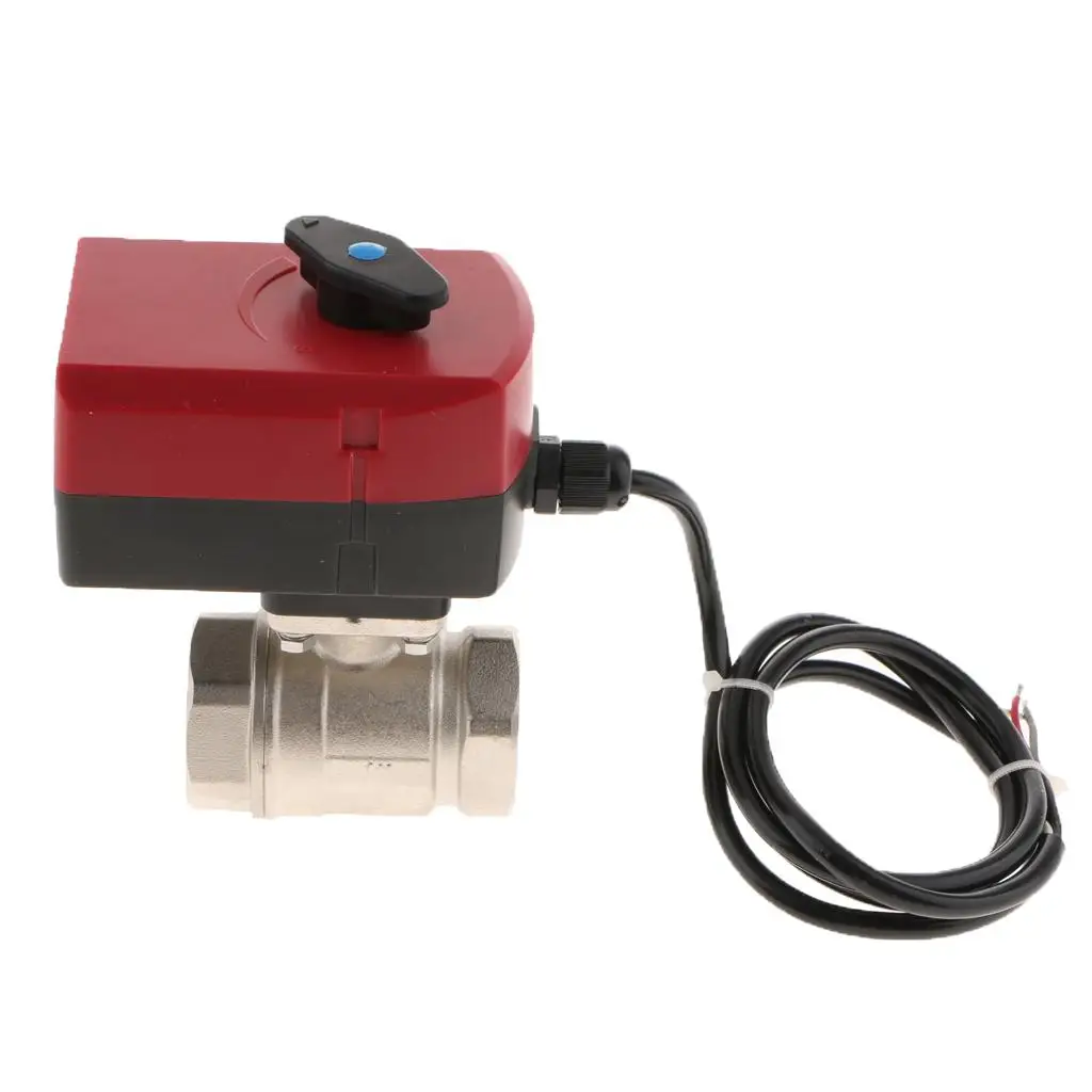 

24V Electric Motorized Ball 2 Way Brass Ball with Acuator